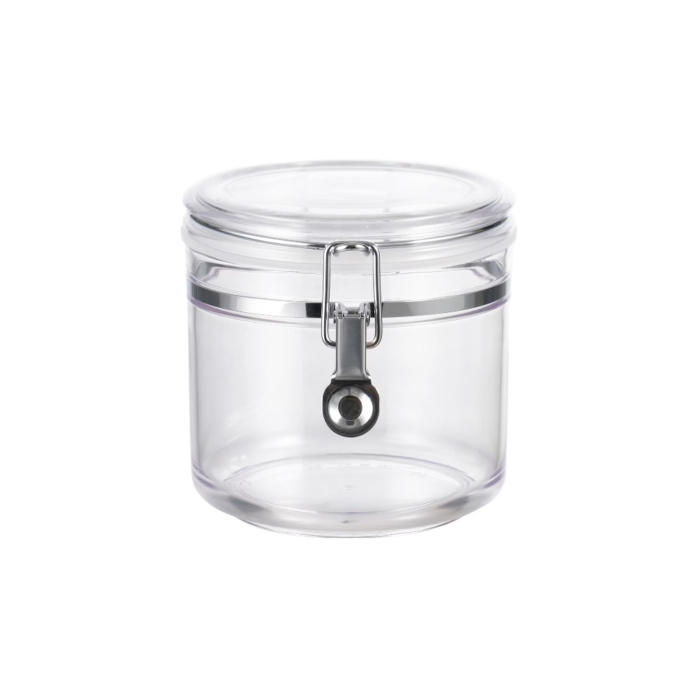 Kitchen Baking Organization - Clear Plastic Food Storage Canisters with