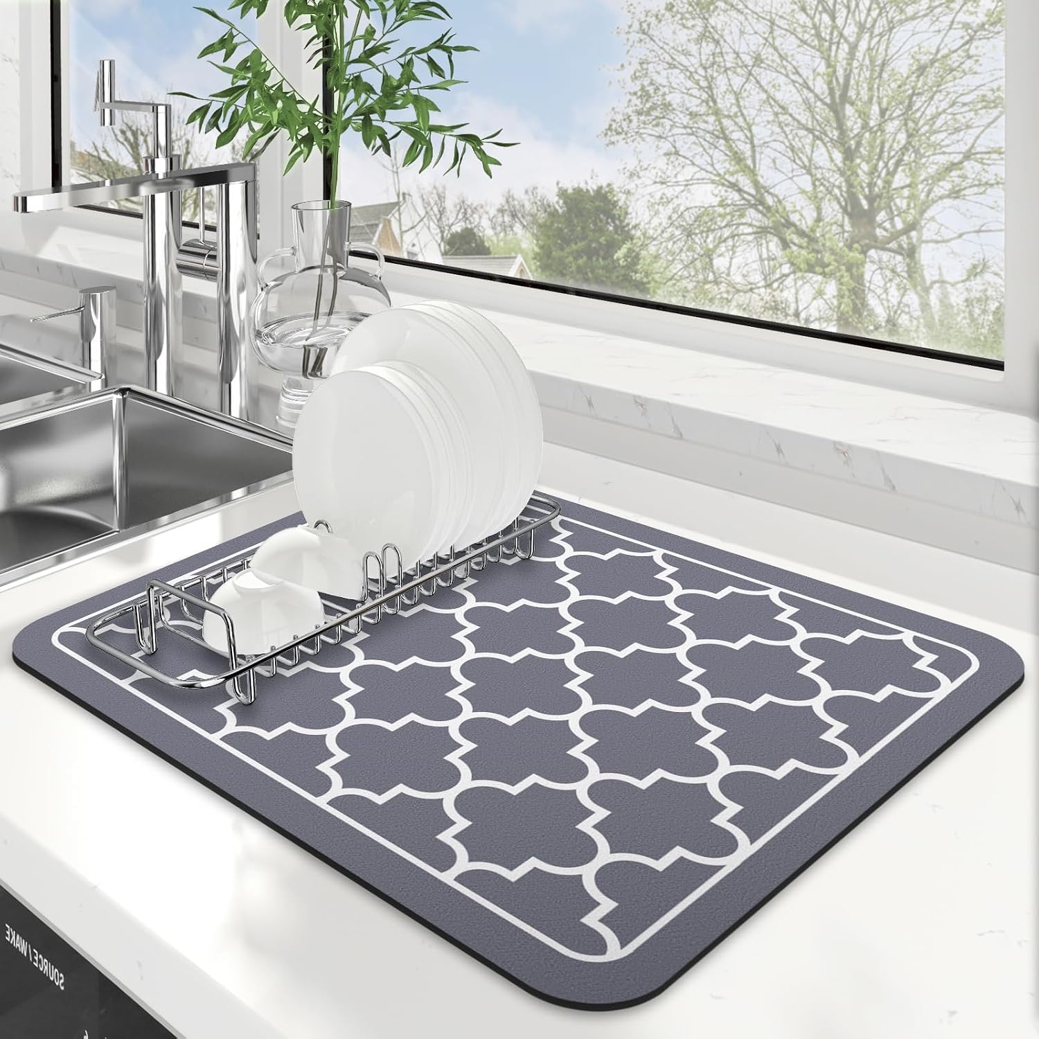 Kitchen Baking Counter - Tableware Drying Mat Super Absorbent Drying