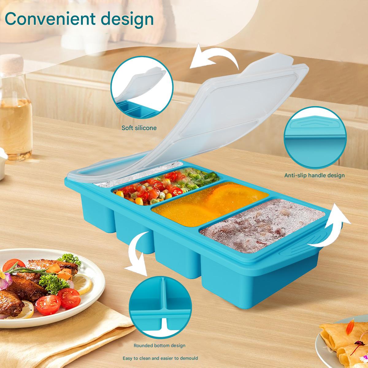 Large Silicone Ice Cube Mold w - огляд і ціна Kitchen Baking Organization