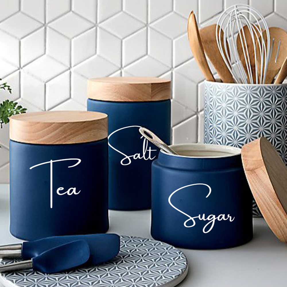 Decal Only 8Pcs Kitchen Organi - огляд і ціна Kitchen Baking Organization