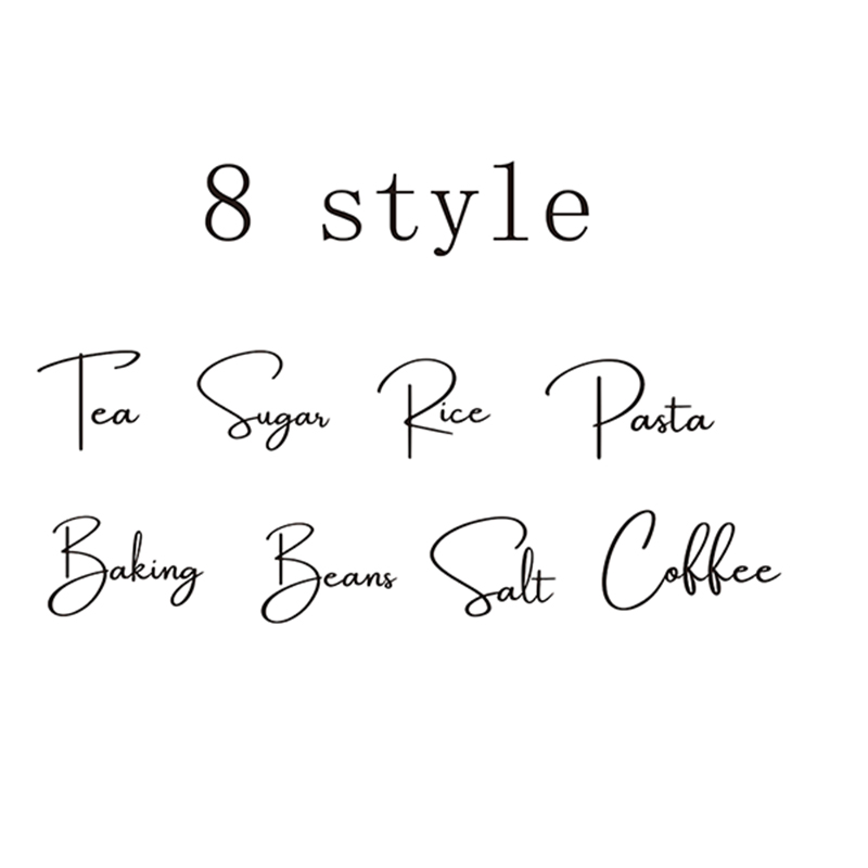 Decal Only 8Pcs Kitchen Organi - огляд і ціна Kitchen Baking Organization