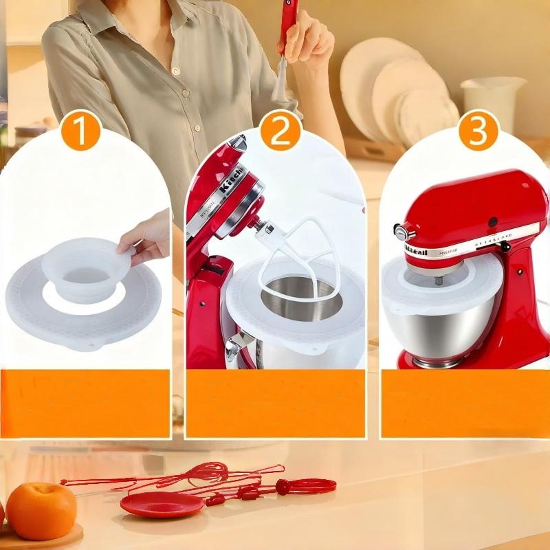 1Pcs DIY Silicone Mixers Bowl  - огляд і ціна Kitchenaid Baking Bowl