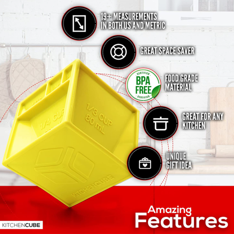 Kitchen Cube All-in-One Measur - огляд і ціна Kitchen Baking Organization