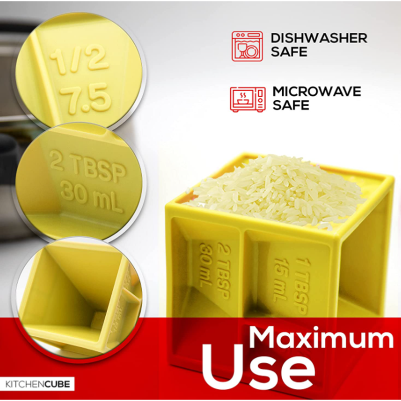 Kitchen Cube All-in-One Measur - огляд і ціна Kitchen Baking Organization