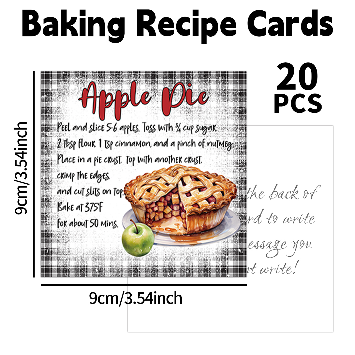 20pcs Plaid Design Baking Dess - огляд і ціна Kitchen Baking Organization