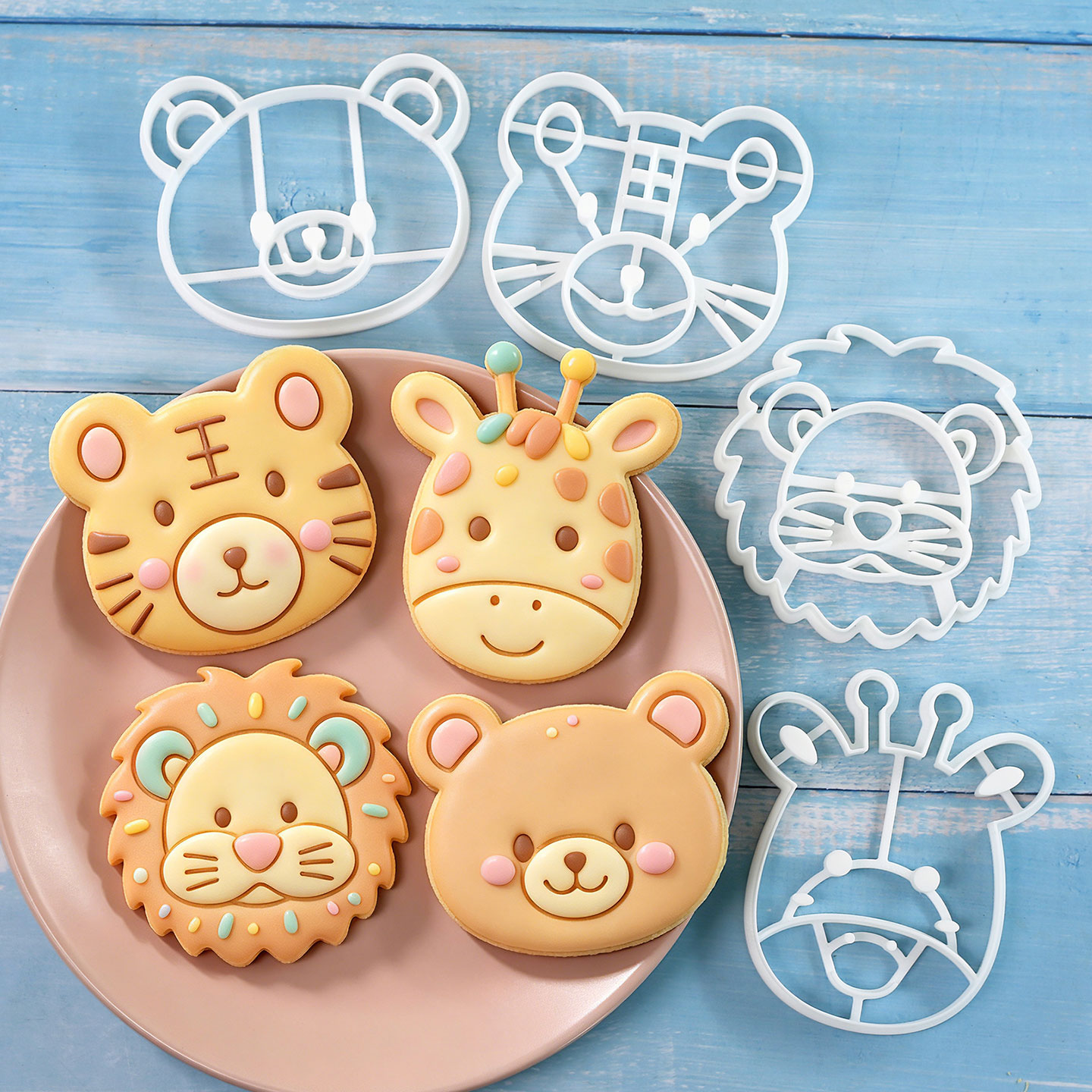 4 Pcs Animal Cookie Cutters Se - огляд і ціна Kitchen Tools In Baking