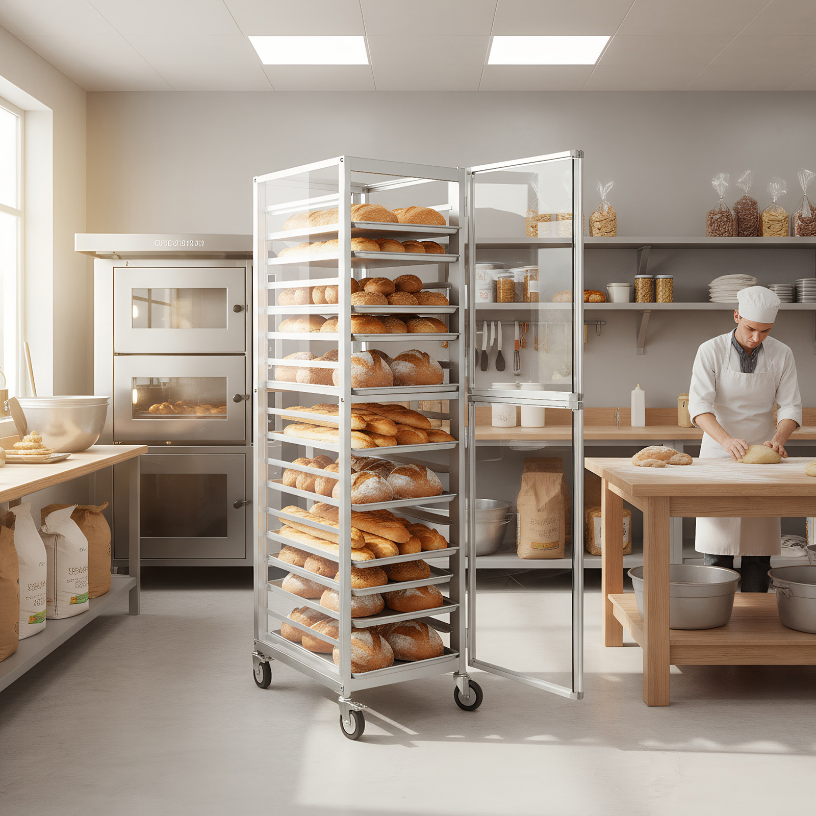 18 Tiers Baking Tray Rack with - огляд і ціна Kitchen Baking Cart