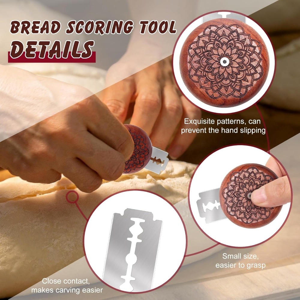 1+10 Pcs Sourdough Bread Lame  - огляд і ціна Bread Lame Scoring