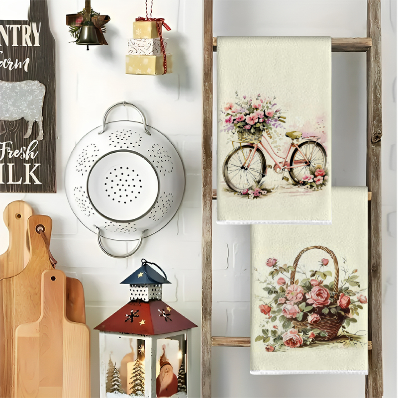 2Pcs, Flower Cart + Rose Baske - огляд і ціна Kitchen Baking Cart