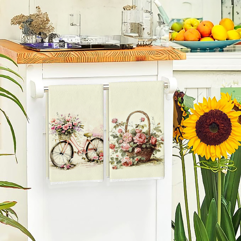 2Pcs, Flower Cart + Rose Baske - огляд і ціна Kitchen Baking Cart
