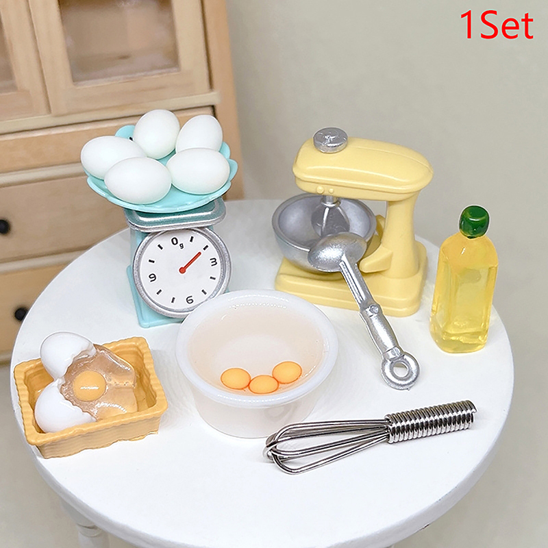 1Set 1:12 Dollhouse Miniature  - огляд і ціна Kitchen Tools In Baking