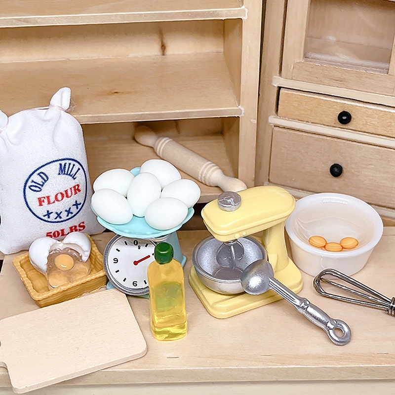 1Set 1:12 Dollhouse Miniature  - огляд і ціна Kitchen Tools In Baking