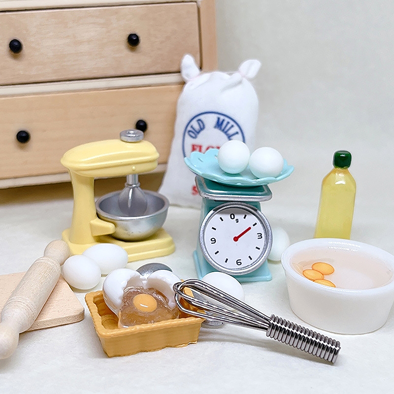 1Set 1:12 Dollhouse Miniature  - огляд і ціна Kitchen Tools In Baking