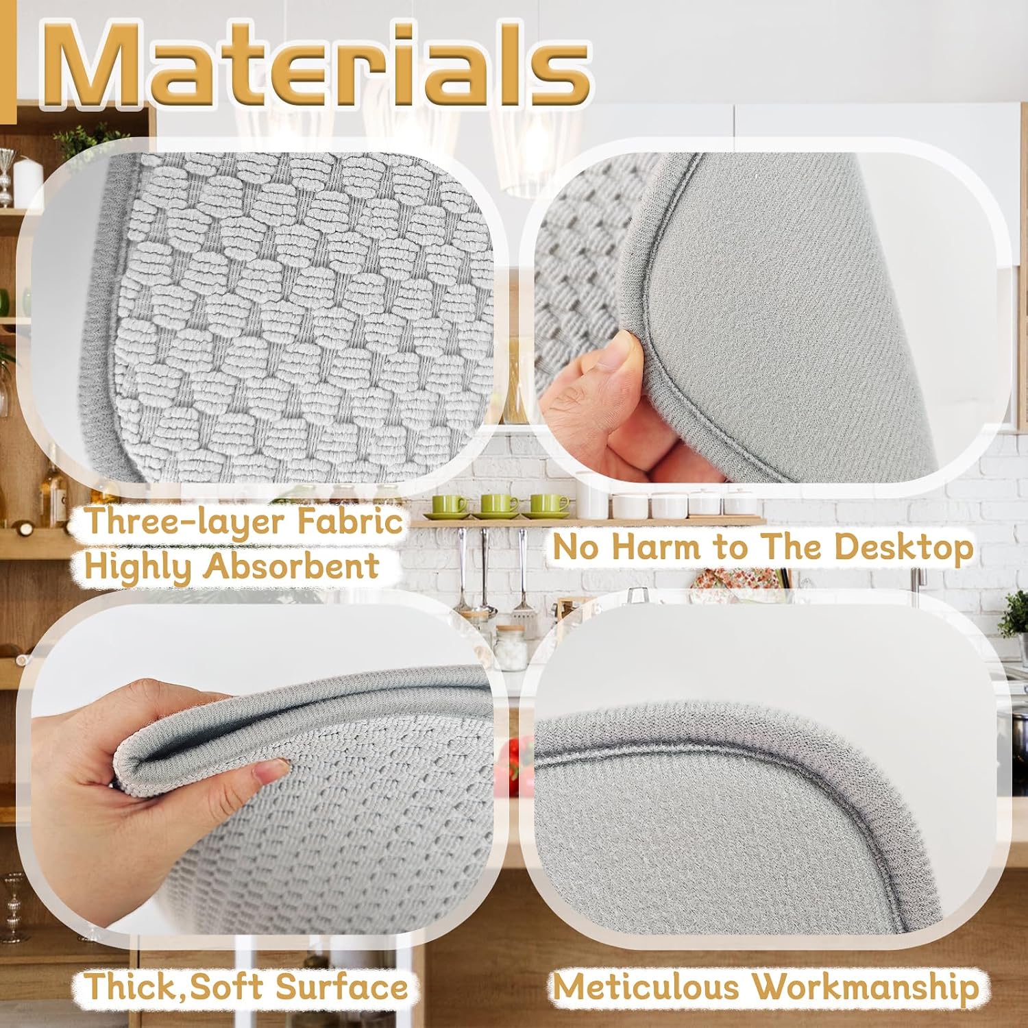 2-Piece Microfiber Tableware D - огляд і ціна Kitchen Baking Counter