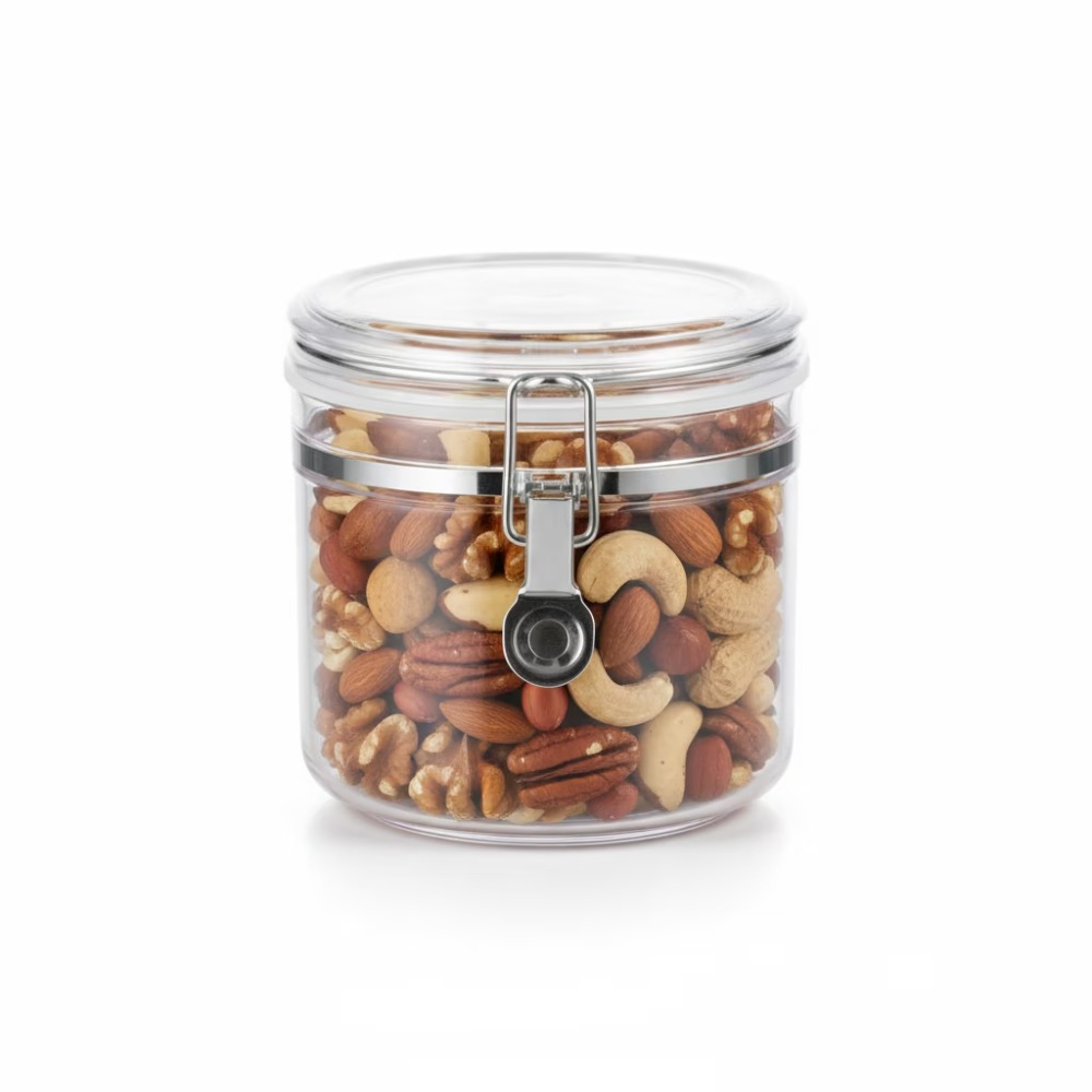 Clear Plastic Food Storage Can - огляд і ціна Kitchen Baking Organization