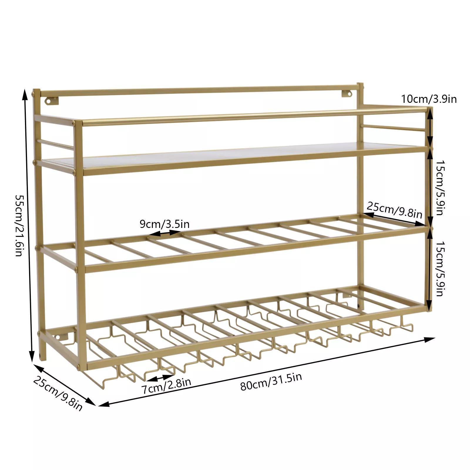 Rustic Industrial Wine Rack –  - огляд і ціна Kitchen Baking Organization